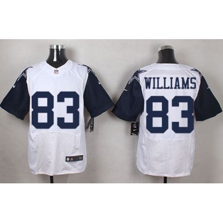 Nike Cowboys #83 Terrance Williams White Men's Stitched NFL Elite Rush Jersey