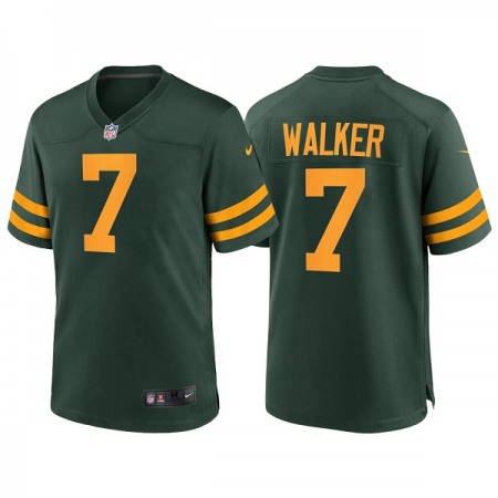 Men's Green Bay Packers #7 Quay Walker Green Stitched Football Jersey