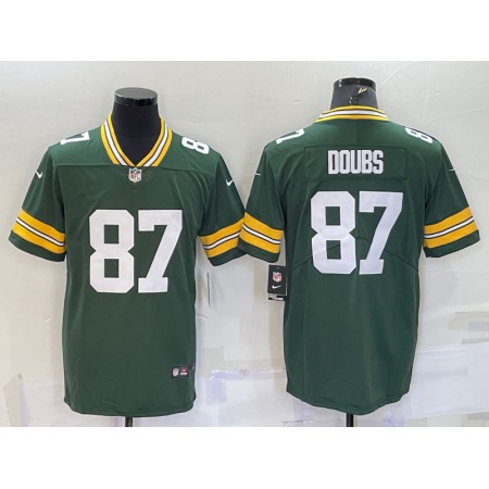 Men's Green Bay Packers #87 Romeo Doubs Green Vapor Untouchable Limited Stitched Jersey