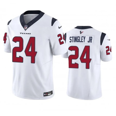 Men's Houston Texans #24 Derek Stingley Jr. White 2023 F.U.S.E Vapor Untouchable Stitched Football Jersey