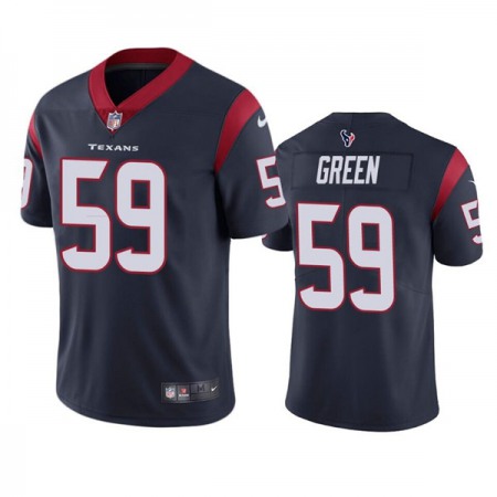 Men's Houston Texans #59 Kenyon Green Navy Vapor Untouchable Limited Stitched Jersey