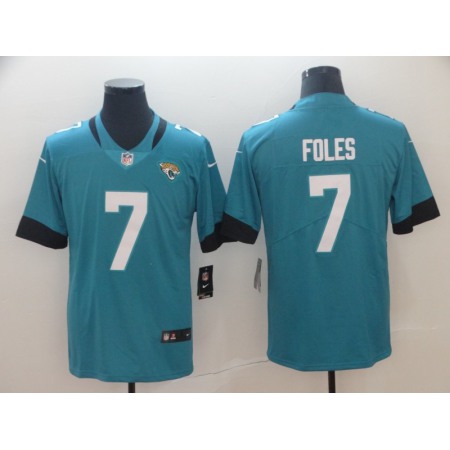 Men's Jacksonville Jaguars #7 Nick Foles Teal Vapor Untouchable Limited Stitched NFL Jersey