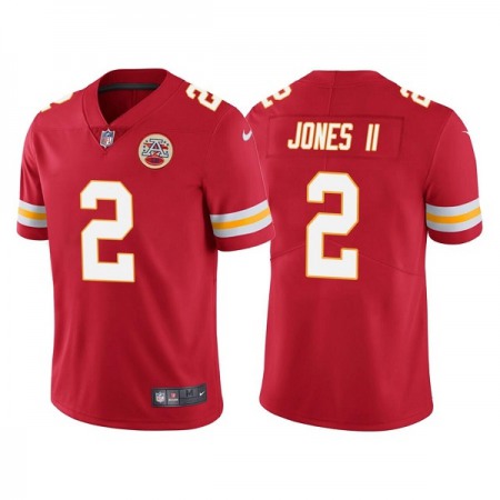 Men's Kansas City Chiefs #2 Ronald Jones II Red Vapor Untouchable Limited Stitched Football Jersey