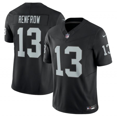 Men's Las Vegas Raiders #13 Hunter Renfrow Black 2023 F.U.S.E Vapor Untouchable Stitched Football Jersey