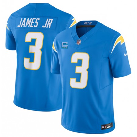 Men's Los Angeles Chargers #3 Derwin James Jr. Light Blue 2023 F.U.S.E. With 3-Star C Patch Vapor Untouchable Limited Stitched Jersey