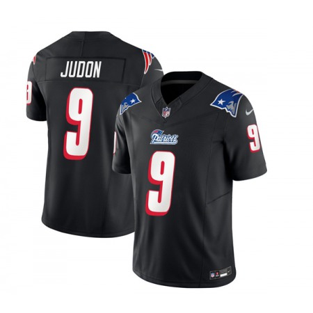 Men's New England Patriots #9 Matthew Judon Black 2023 F.U.S.E. Throwback Limited Stitched Football Jersey