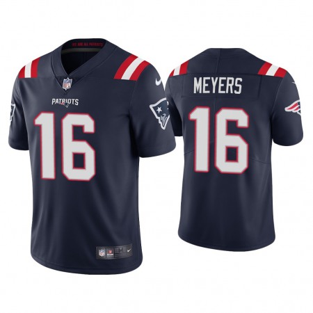 Men's New England Patriots #16 Jakobi Meyers 2020 Navy Vapor Untouchable Limited Stitched NFL Jersey