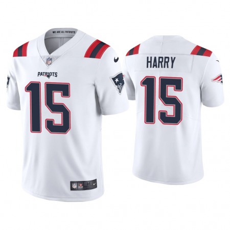 Men's New England Patriots #15 N'Keal Harry 2020 White Vapor Untouchable Limited Stitched NFL Jersey