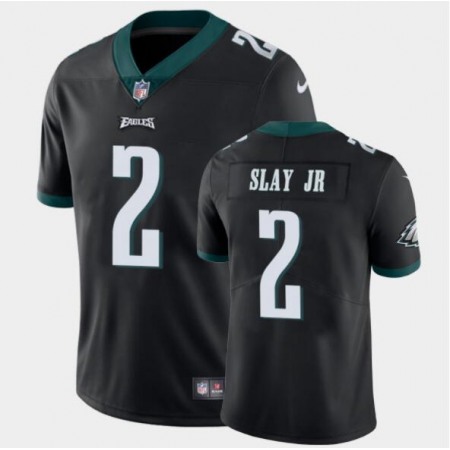 Men's Philadelphia Eagles #2 Darius Slay JR Black Vapor Untouchable Limited Stitched Jersey