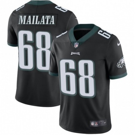 Men's Philadelphia Eagles #68 Jordan Mailata Black Vapor Untouchable Limited Stitched Jersey