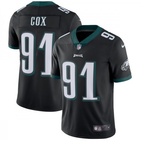 Men's Philadelphia Eagles #91 Fletcher Cox Nike Black Vapor Untouchable Limited Stitched NFL Jersey