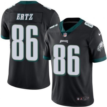 Nike Eagles #86 Zach Ertz Black Men's Stitched NFL Limited Rush Jersey