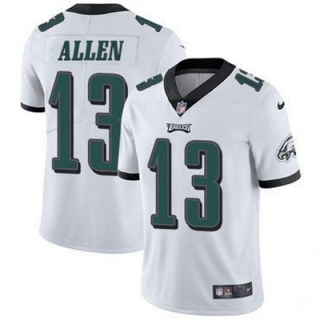 Men's Philadelphia Eagles #13 Devon Allen White Vapor Untouchable Limited Stitched Jersey