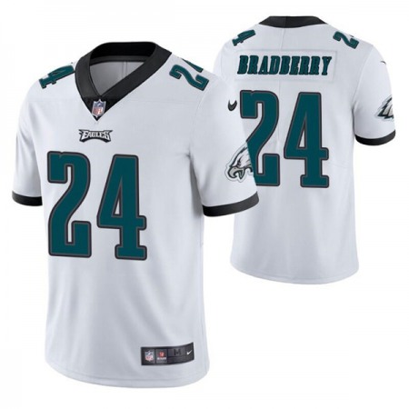 Men's Philadelphia Eagles #24 James Bradberry White Vapor Untouchable Limited Stitched Jersey