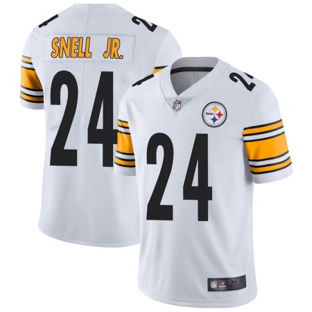 Men's Pittsburgh Steelers #24 Benny Snell Jr. White Vapor Untouchable Limited Stitched Jersey