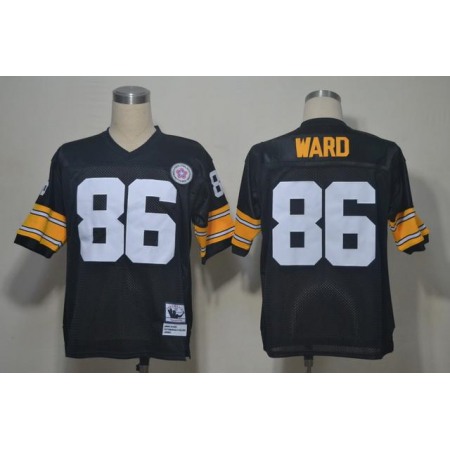 Mitchell And Ness Steelers #86 Hines Ward Black Stitched NFL Jersey