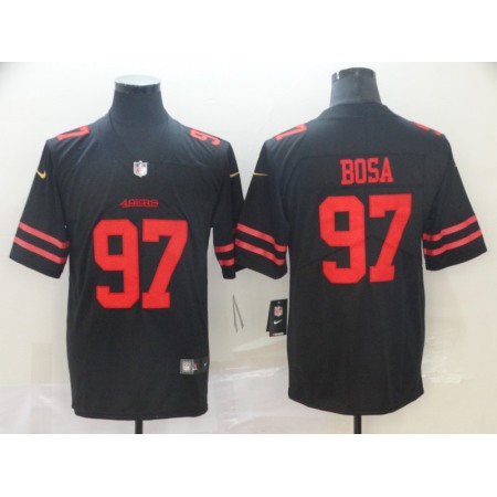 Men's San Francisco 49ers #97 Nick Bosa Black Vapor Untouchable Limited Stitched NFL Jersey