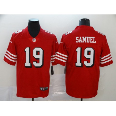 Men's San Francisco 49ers #19 Deebo Samuel Red New Vapor Untouchable Limited Stitched NFL Jersey