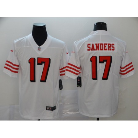 Men's San Francisco 49ers #17 Emmanuel Sanders White New Vapor Untouchable Limited Stitched NFL Jersey