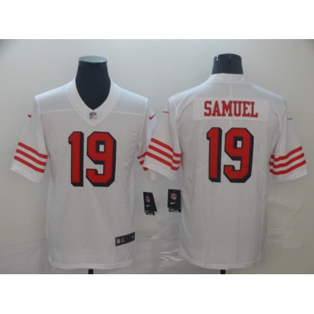 Men's San Francisco 49ers #19 Deebo Samuel White Color Rush Limited Stitched NFL Jersey