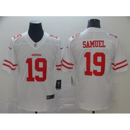 Men's San Francisco 49ers #19 Deebo Samuel White Vapor Untouchable Limited Stitched NFL Jersey