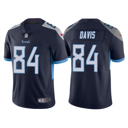 Men's Tennessee Titans #84 Corey Davis Black Vapor Untouchable Stitched Jersey