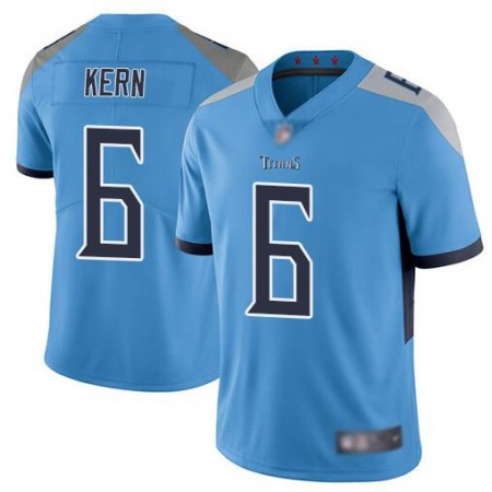 Men's Tennessee Titans #6 Brett Kern Light BLue Vapor Untouchable Limited Stitched NFL Jersey