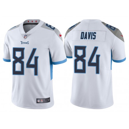 Men's Tennessee Titans #84 Corey Davis White Vapor Untouchable Stitched Jersey