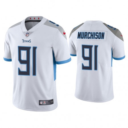 Men's Tennessee Titans #91 Larrell Murchison White Vapor Untouchable Stitched Jersey