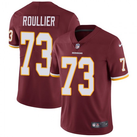 Men's Washington Redskins #73 Chase Roullier Burgundy Red Vapor Untouchable Limited Stitched NFL Jersey