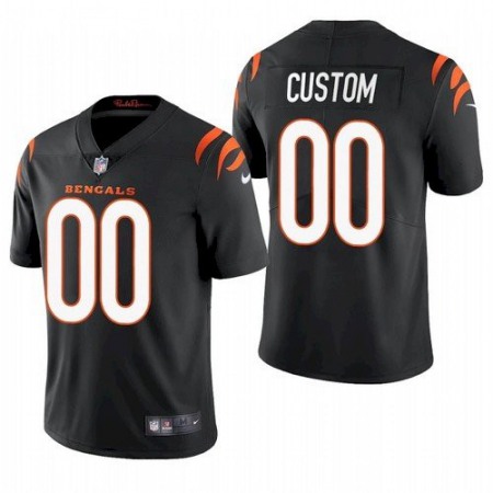 Men's Cincinnati Bengals ACTIVE PLAYER Custom 2021 Black Vapor Untouchable Limited Stitched Jersey