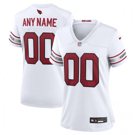 Women's Arizona Cardinals Active Player Custom New White Stitched Jersey(Run Small)