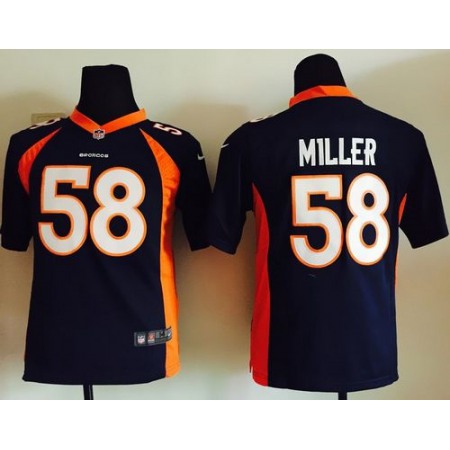 Nike Broncos #58 Von Miller Blue Alternate Youth Stitched NFL Elite Jersey