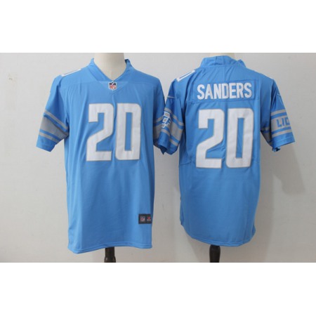 Youth Detroit Lions #20 Barry Sanders Blue Vapor Untouchable Limited Stitched Jersey