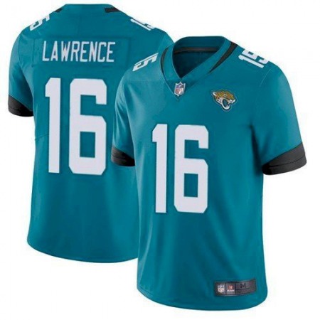 Youth Jacksonville Jaguars #16 Trevor Lawrence Teal Vapor Untouchable Limited Stitched Jersey