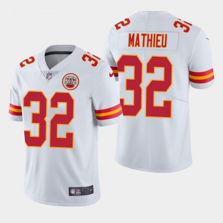 Youth Kansas City Chiefs #32 Tyrann Mathieu White Vapor Untouchable Limited Stitched Jersey