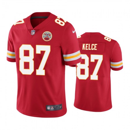 Youth Kansas City Chiefs #87 Travis Kelce Red Vapor Untouchable Limited Stitched NFL Jersey