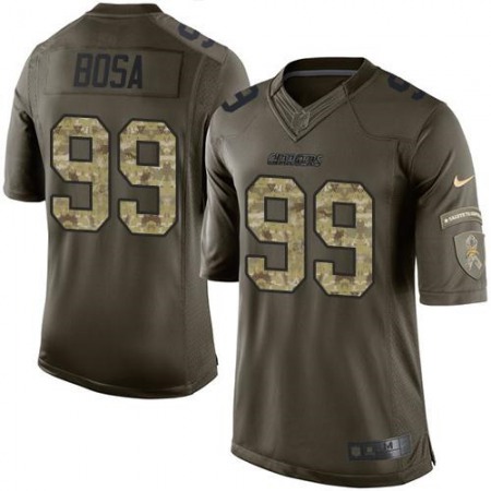 Nike Chargers #99 Joey Bosa Green Youth Stitched NFL Limited Salute to Service Jersey