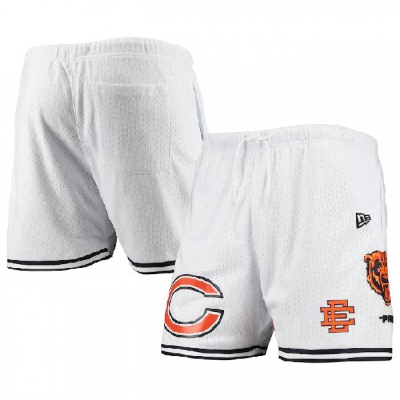 Men's Chicago Bears Pro White/Black Mesh Shorts