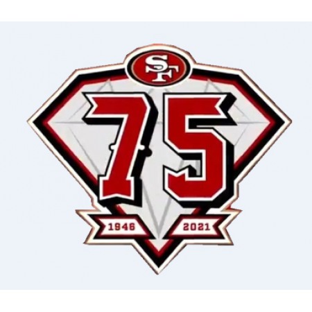 San Francisco 49ers 75th Anniversary Patch