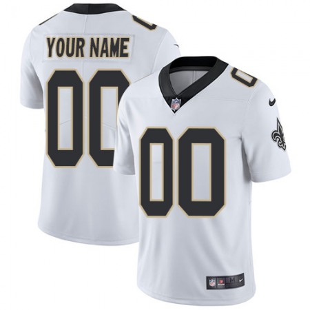 Youth New Orleans Saints ACTIVE PLAYER Custom White Vapor Untouchable Limited Stitched NFL Jersey