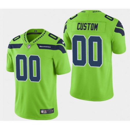 Youth Seattle Seahawks ACTIVE PLAYER Custom Green Vapor Untouchable Limited Stitched Jersey