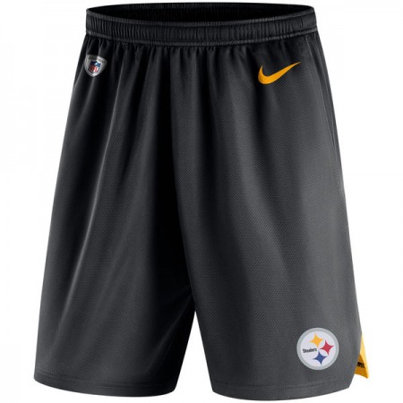 Men's Pittsburgh Steelers Nike Black Knit Performance Shorts