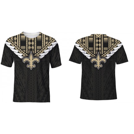 Men's New Orleans Saints Black T-Shirt