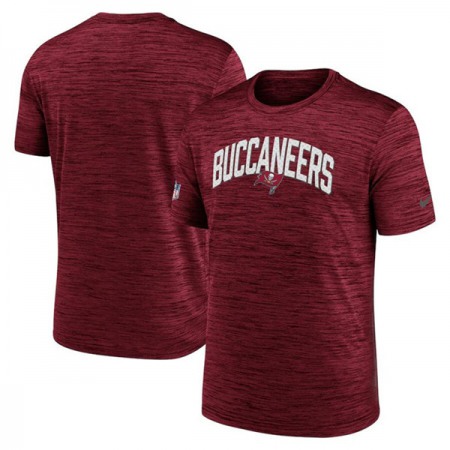 Men's Tampa Bay Buccaneers Red Sideline Velocity Stack Performance T-Shirt