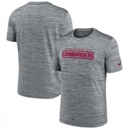 Men's Washington Commanders Gray Velocity Performance T-Shirt