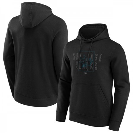 Men's San Jose Sharks Black Exoskeleton Hoodie