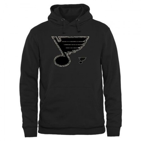 Men's St. Louis Blues Black Rink Warrior Pullover Hoodie