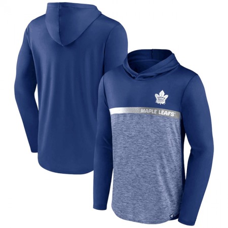 Men's Toronto Maple Leafs Blue Podium Defender Pullover Hoodie