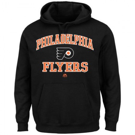 Philadelphia Flyers Majestic Heart & Soul Hoodie Black